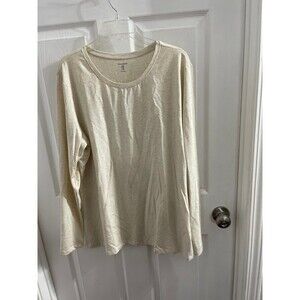 Amazon Essentials Long Sleeve T Shirt Size XXL New With Tag Tan Heather